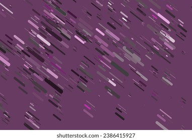 Light Purple vector pattern with narrow lines. Lines on blurred abstract background with gradient. Best design for your ad, poster, banner.