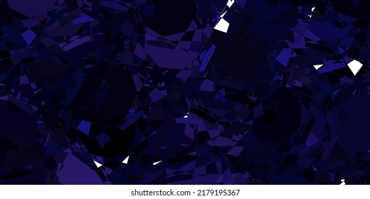 Light Purple vector pattern with polygonal shapes. Magnificent abstract illustration with triangular shapes , forms. Pattern for wallpapers.