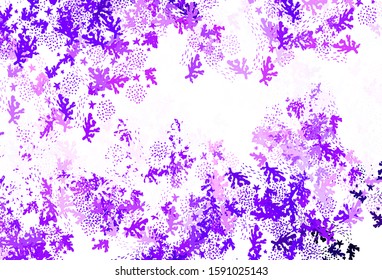 Light Purple vector pattern with random forms. Simple colorful illustration with abstract gradient shapes. Best smart design for your business.