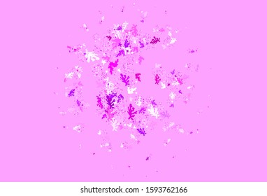 Light Purple vector pattern with random forms. Decorative design in abstract style with random forms. Best smart design for your business.