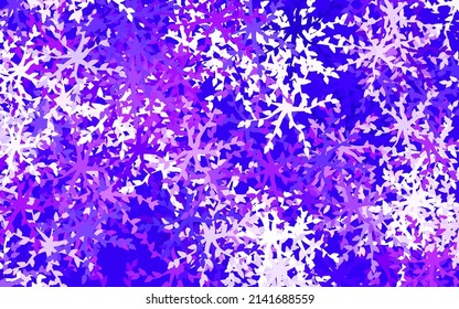 Light Purple vector pattern with random forms. Modern abstract illustration with colorful random forms. Simple design for your web site.