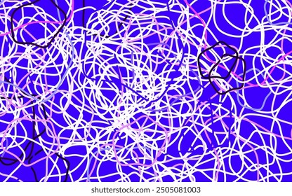 Light Purple vector pattern with random forms. Decorative design in abstract style with random forms. Elegant design for wallpapers.