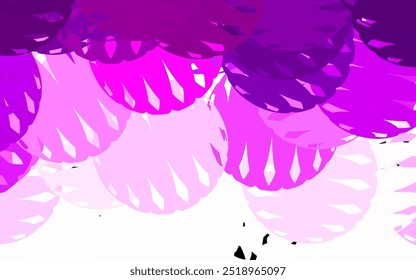 Light Purple vector pattern with random forms. Colorful chaotic forms with gradient in modern style. Best smart design for your business.