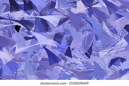 Light Purple vector pattern with random forms.