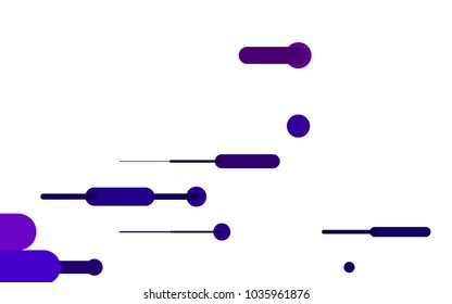 Light Purple vector pattern with rounded lines. Blurred decorative design in simple style with lines. Best design for your ad, poster, banner.