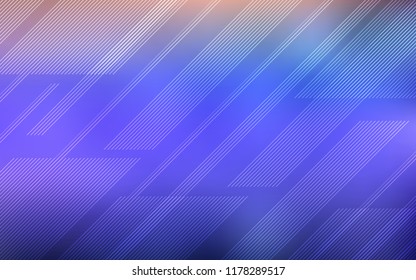 Light Purple vector pattern with sharp lines. Shining colored illustration with sharp stripes. The pattern for ad, booklets, leaflets.