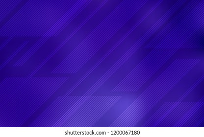 Light Purple vector pattern with sharp lines. Shining colored illustration with sharp stripes. Smart design for your business advert.