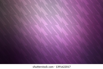 Light Purple vector pattern with sharp lines. Modern geometrical abstract illustration with Lines. Pattern for your busines websites.