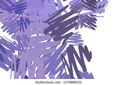 Light Purple vector pattern with sharp lines. Modern geometrical abstract illustration with Lines. Pattern for ads, posters, banners.