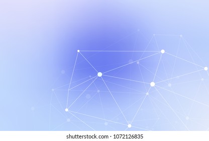 Light Purple vector pattern with spheres, triangles. Abstract illustration with colorful discs and triangles. Pattern can be used as texture of wallpapers.