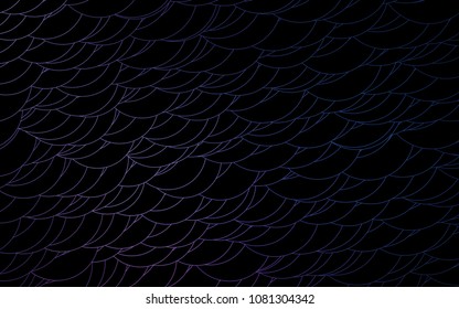 Light Purple vector  pattern with spheres. Abstract illustration with colored bubbles in nature style. The pattern can be used for aqua ad, booklets.