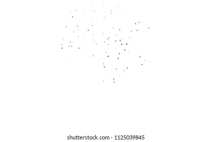Light Purple vector  pattern with spheres. Blurred decorative design in abstract style with bubbles. Pattern can be used as texture of water, rain drops.