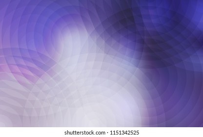 Light Purple vector pattern with spheres. Illustration with set of shining colorful abstract circles. Pattern can be used for futuristic ad, booklets.