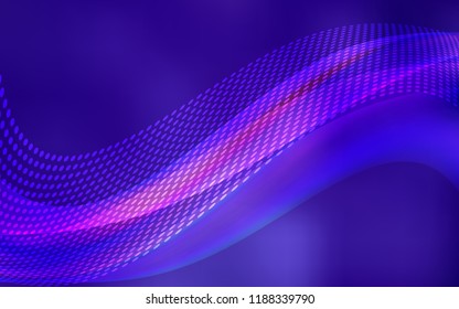 Light Purple vector pattern with spheres, triangles. Modern abstract colorful illustration with spheres and lines. Design for poster, banner of websites.