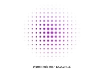 Light Purple vector pattern with spheres. Illustration with set of shining colorful abstract circles. Pattern for ads, booklets.