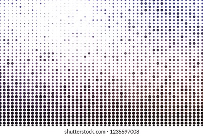 Light Purple vector pattern with spheres. Abstract illustration with colored bubbles in nature style. Pattern for beautiful websites.