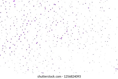 Light Purple vector  pattern with spheres. Beautiful colored illustration with blurred circles in nature style. Beautiful design for your business natural advert.