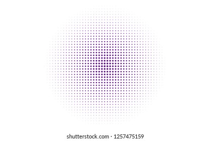 Light Purple vector pattern with spheres. Illustration with set of shining colorful abstract circles. Pattern for ads, booklets.