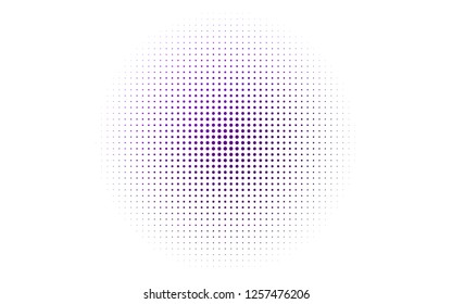 Light Purple vector pattern with spheres. Illustration with set of shining colorful abstract circles. Pattern of water, rain drops.