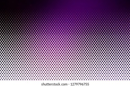 Light Purple vector pattern with spheres. Abstract illustration with colored bubbles in nature style. Pattern of water, rain drops.