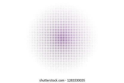 Light Purple vector pattern with spheres. Illustration with set of shining colorful abstract circles. Template for your brand book.