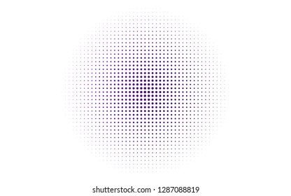 Light Purple vector pattern with spheres. Beautiful colored illustration with blurred circles in nature style. Pattern for ads, booklets.