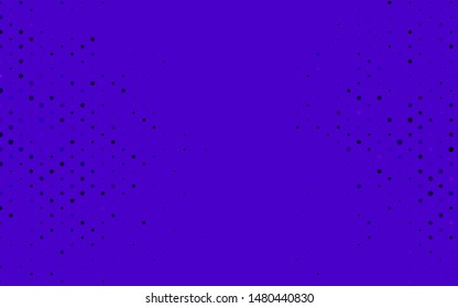 Light Purple vector pattern with spheres. Abstract illustration with colored bubbles in nature style. Pattern for beautiful websites.