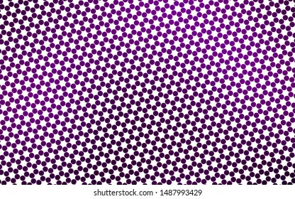 Light Purple vector pattern with spheres. Beautiful colored illustration with blurred circles in nature style. Template for your brand book.