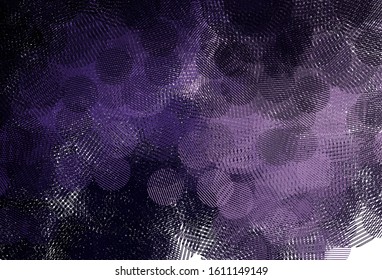 Light Purple vector pattern with spheres. Beautiful colored illustration with blurred circles in nature style. Design for your business advert.