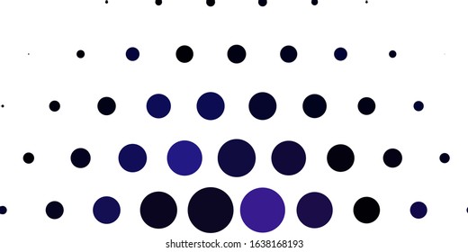 Light Purple vector pattern with spheres. Abstract colorful disks on simple gradient background. Pattern for websites.