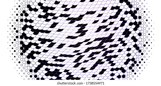 Light Purple vector pattern with spheres. Colorful illustration with gradient dots in nature style. Pattern for wallpapers, curtains.