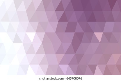 Light Purple vector Pattern.  triangular template. Geometric sample. Repeating routine with triangle shapes. New texture for your design. Pattern can be used for background.