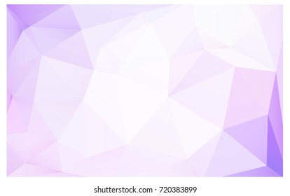 Light Purple vector Pattern.  triangular template. Geometric sample. Repeating routine with triangle shapes. New texture for your design. Pattern can be used for background.