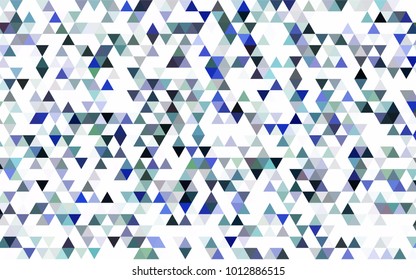 Light Purple vector polygon abstract pattern. Brand-new colored illustration in blurry style with gradient. The textured pattern can be used for background.