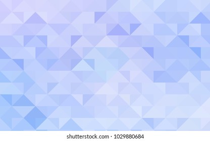 Light Purple vector polygon abstract template. A vague abstract illustration with gradient. The completely new template can be used for your brand book.