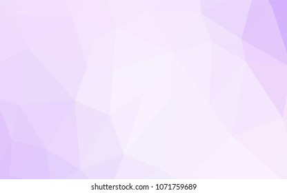 Light Purple vector polygon abstract backdrop. Shining colored illustration in a new style. Brand-new design for your business.