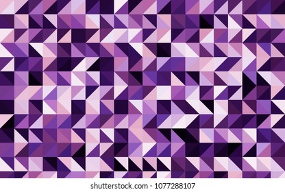 Light Purple vector polygon abstract background. Colorful abstract illustration with gradient. A completely new design for your business.