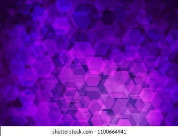 Light Purple vector polygon abstract background. Colorful illustration in abstract style with gradient. A completely new template for your business design.