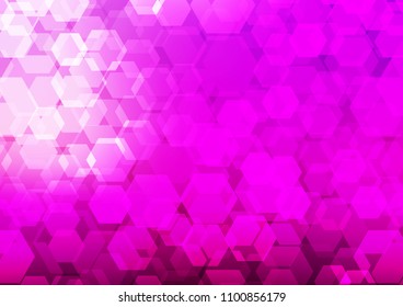 Light Purple vector polygon abstract template. Colorful illustration in abstract style with gradient. A completely new design for your business.