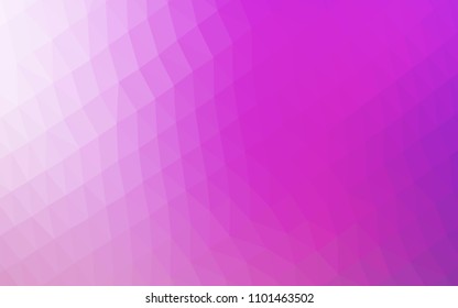 Light Purple vector polygon abstract background. Colorful illustration in abstract style with gradient. A new texture for your design.