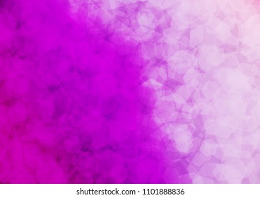 Light Purple vector polygon abstract background. Brand new colored illustration in blurry style with gradient. A completely new template for your business design.