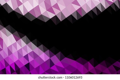 Light Purple vector polygon abstract background. A completely new color illustration in a vague style. A completely new design for your business.