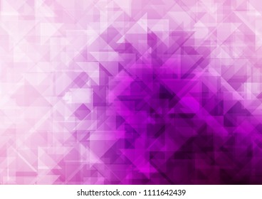 Light Purple vector polygon abstract polygon abstract. Colorful illustration in abstract style with gradient. A new texture for your design.