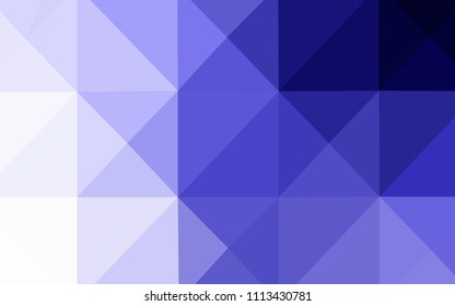 Light Purple vector polygon abstract layout. Colorful illustration in polygonal style with gradient. That pattern can be used as a part of a brand book.