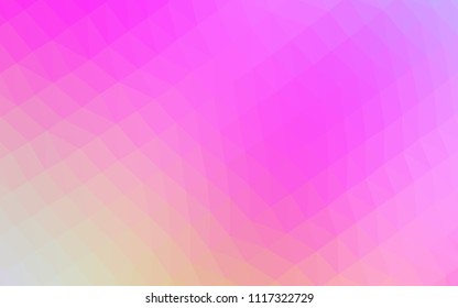 Light Purple vector polygon abstract background. An elegant bright illustration with gradient. The completely new template can be used for your brand book.