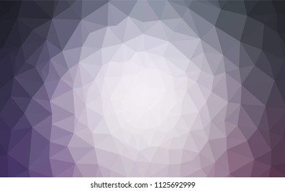 Light Purple vector polygon abstract background. Glitter abstract illustration with an elegant triangles. A new texture for your web site.