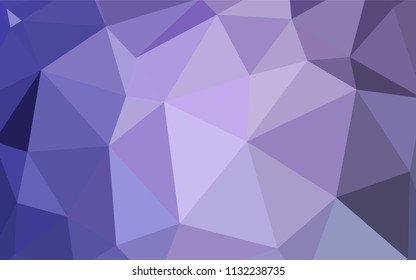 Light Purple vector polygon abstract background. Elegant bright polygonal illustration with gradient. Template for cell phone's backgrounds.