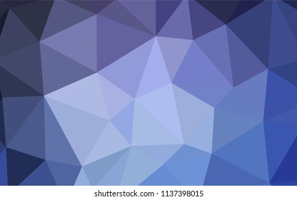 Light Purple vector polygon abstract background. Creative illustration in halftone style with triangles. A completely new design for your leaflet.