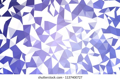 Light Purple vector polygon abstract backdrop. Colorful illustration in polygonal style with gradient. New template for your brand book.