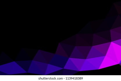 Light Purple vector polygon abstract polygon abstract. A sample with polygonal shapes. The best triangular design for your business.